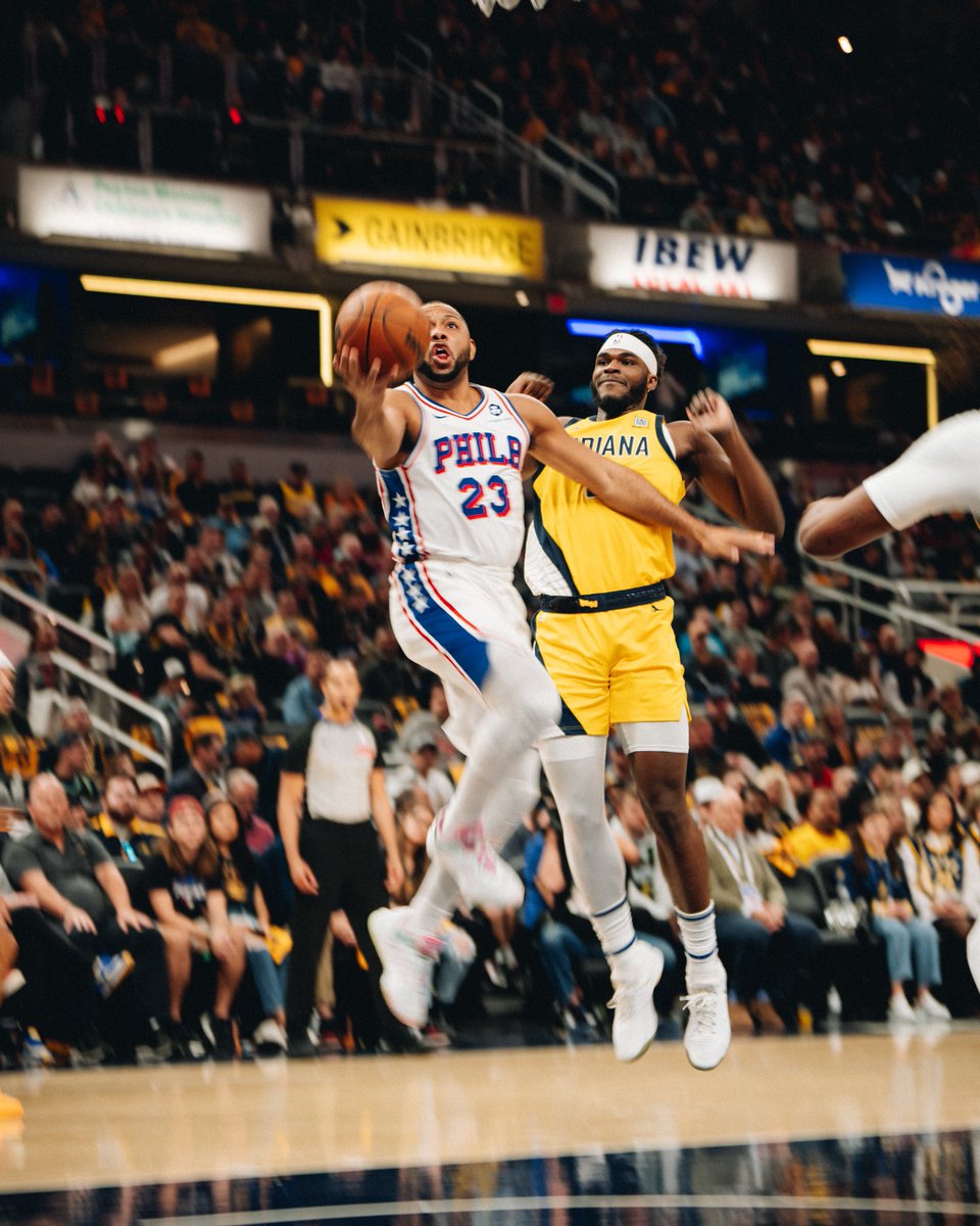 Tough road win! Well deserved W! 
📸: <a href="/maggiezerbe/">Maggie</a> <a href="/sixers/">Philadelphia 76ers</a> 💪🏼