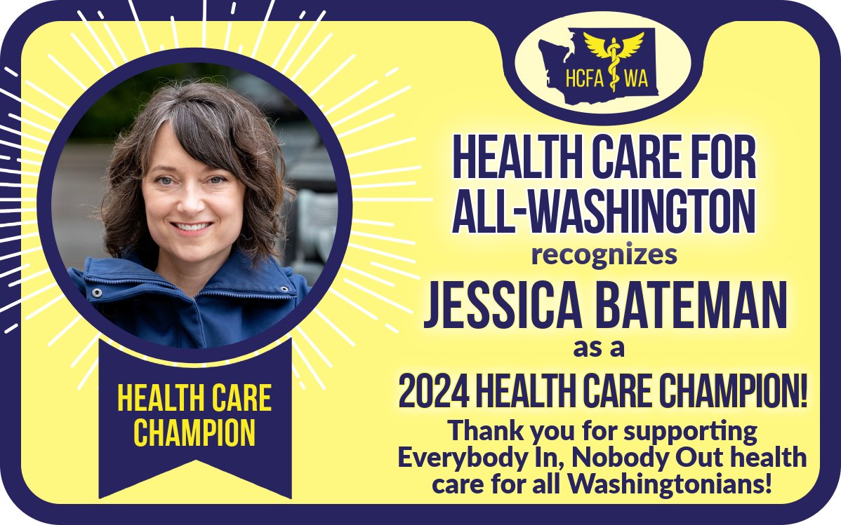 I am committed to ensuring we have equitable and quality healthcare for all. -Jessica Bateman

Congratulations Jessica! 

See next Tweet for all our Champs and their full comments!

#waleg #Election2024 #election