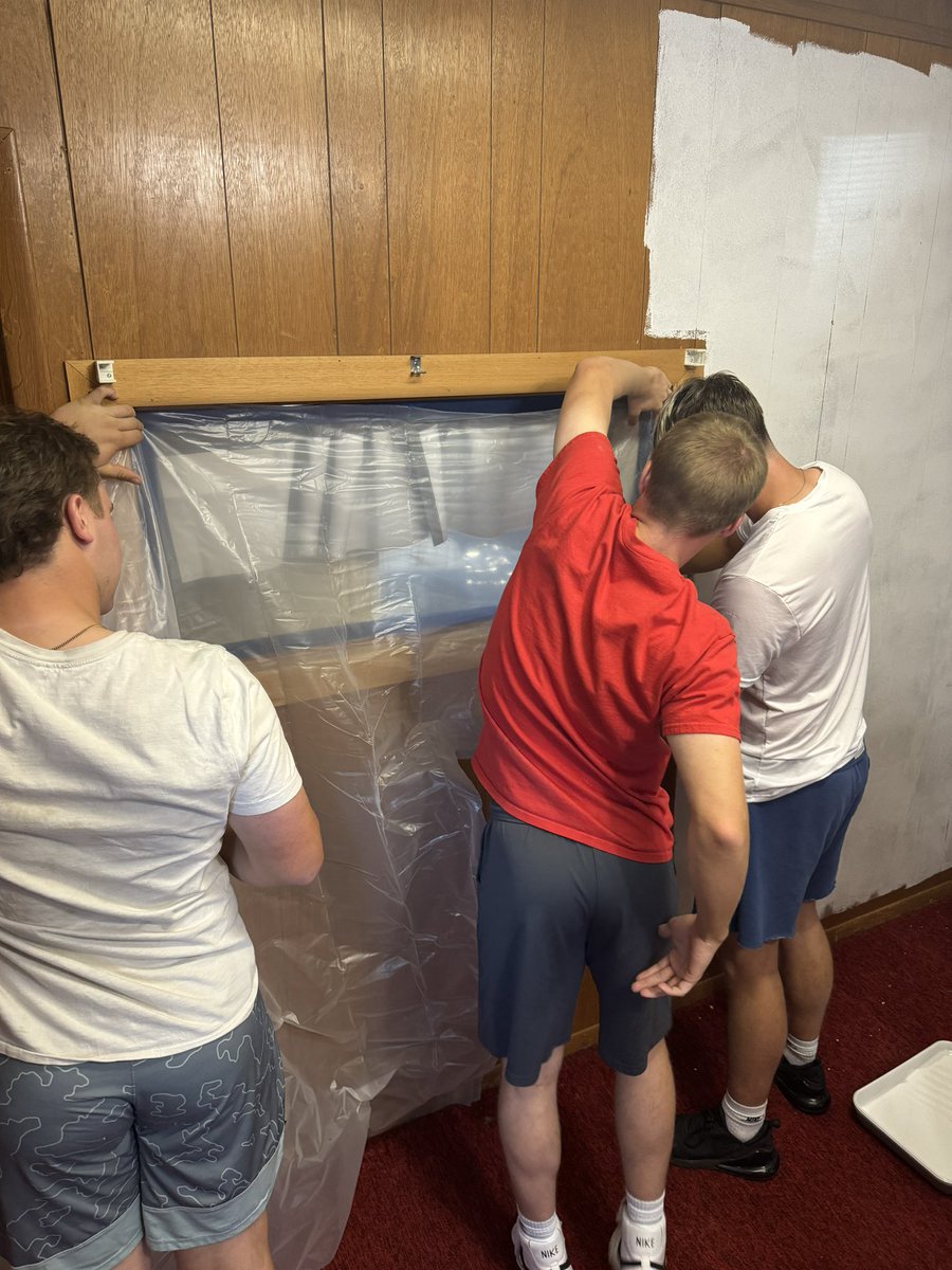 Great day at Waterloo Freewill Baptist Church. Our guys enjoyed the service this morning and were able to spend the day helping out with projects around the church!