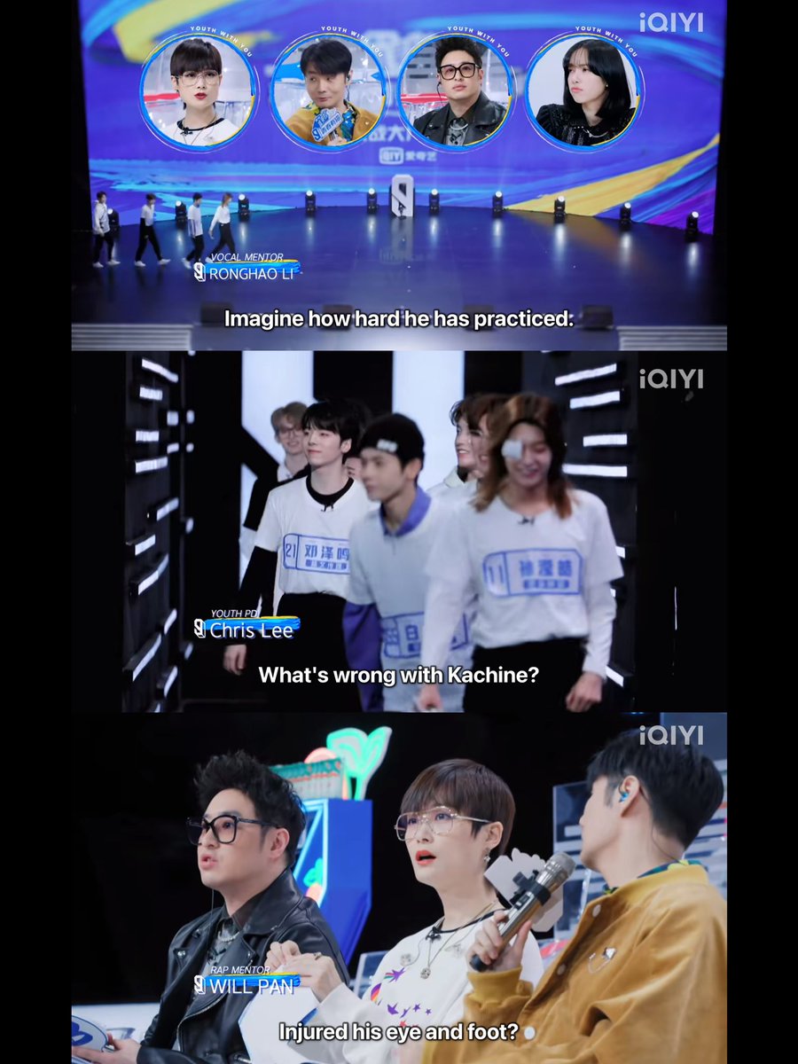 roadtohengdian's tweet photo. some people just run with literally anything rn. 

if you’ll call yinghao as someone who cannot handle pressure, you’re definitely wrong. 

he had to endure two injuries during one of their stages, but he didn’t slack one bit because he even led his team 😊

#StarlightBoys (1/2) https://t.co/TaDfcRfDPj