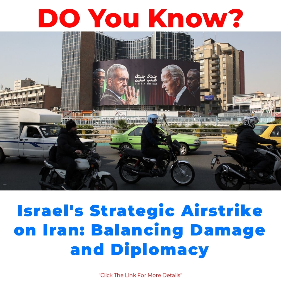 StayUpdated_247's tweet image. Israel&apos;s Strategic Airstrike on Iran: Balancing Damage and Diplomacy

market-news24.com/business/israe…

#geopoliticaldynamics #Iranmilitaryresponse #Israeliairstrikes #MiddleEastconflicts #militarystrategy #regionaltensions #strategicdamage