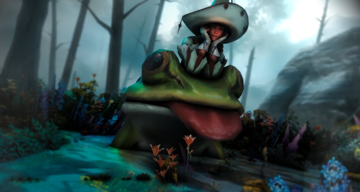 snowpagos's tweet photo. Frog hunt!
(Also happy halloween!)

#GPOSERS  | #EorzeaPhotos  | #FFXIVScreenshots https://t.co/Vj8iuTyR5E