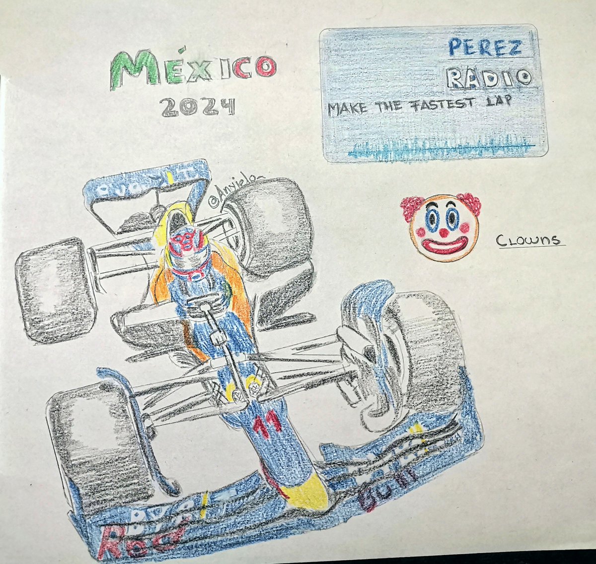 Anyielo_'s tweet photo. El carro "hechizo" como dice @ATellodeMeneses
Qué desastre @redbull
@redbullracing
Dándole un coche sin nada, literalmente a @SChecoPerez para el #MexicanGP, aquí la imagen del día para mí. Qué dice la comunidad "percepciobista" @prime https://t.co/DMgkukrAri