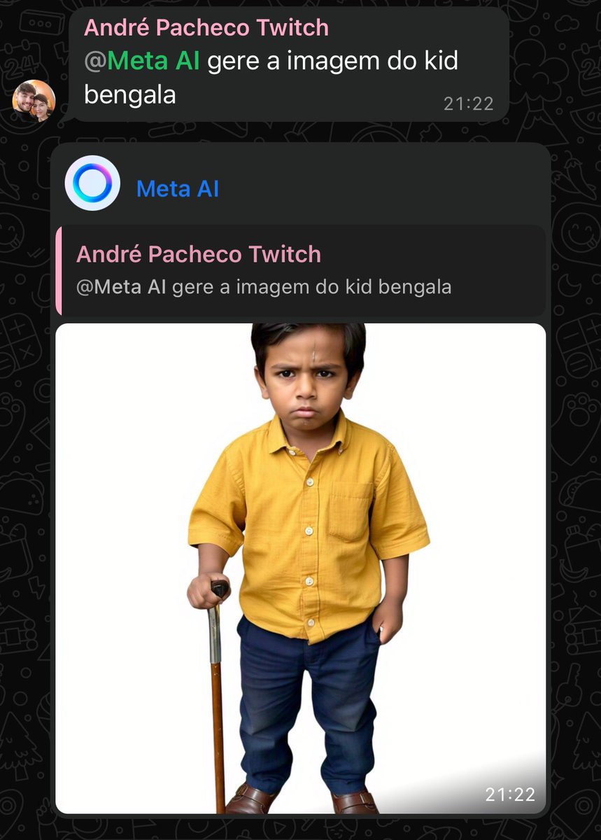 Essa IA do WhatsApp me faz dar risada