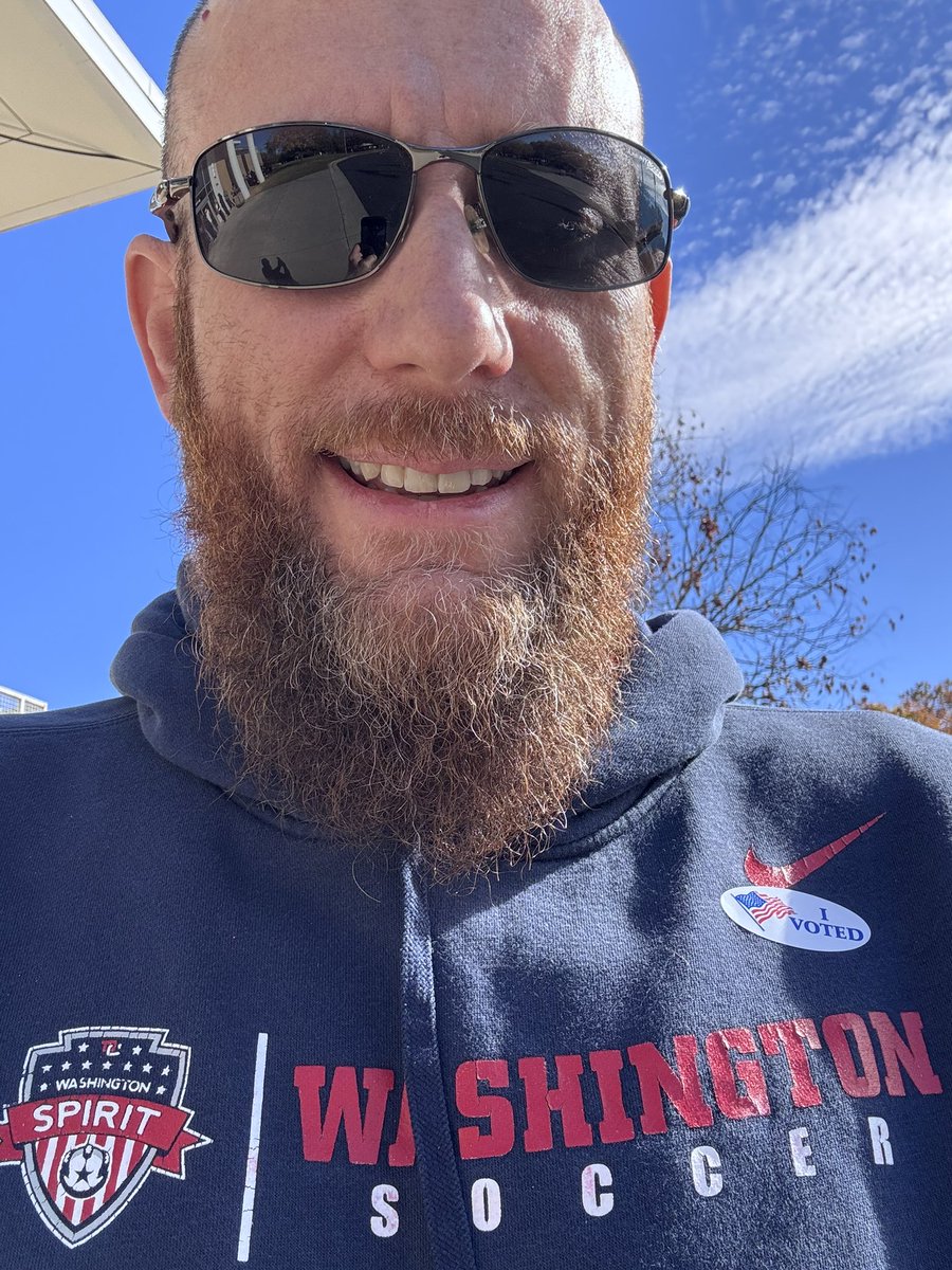 Joshbronson108's tweet photo. Did our civic duty. Go #vote! https://t.co/6BPmQYALBD