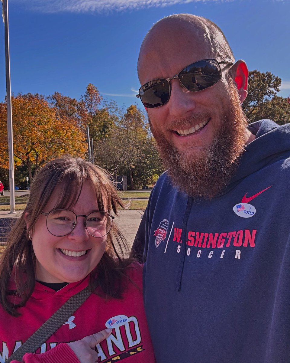 Did our civic duty. Go #vote!
