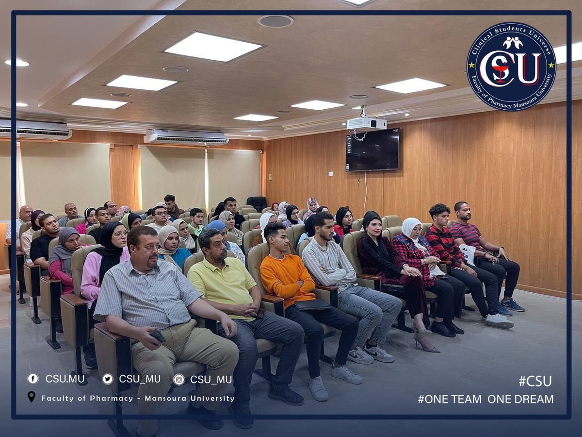 CSU_MU's tweet photo. تم عقد ندوة عن وسائل التواصل و ذلك يوم السبت الموافق ٢٦ أكتوبر 
سعدنا و تشرفنا بحضور فضيلة الشيخ الدكتور/ أحمد سعد و فضيلة الشيخ الدكتور /أحمد عبدالسلام و نود أن نشكرهم على مشاركتهم المثمرة و نود أيضًا أن نشكر ضيوفنا الكرام الذين ساهموا ف نجاح هذه الندوة.

#CSU
#OneTeamOneDream https://t.co/Fw68vuavc1