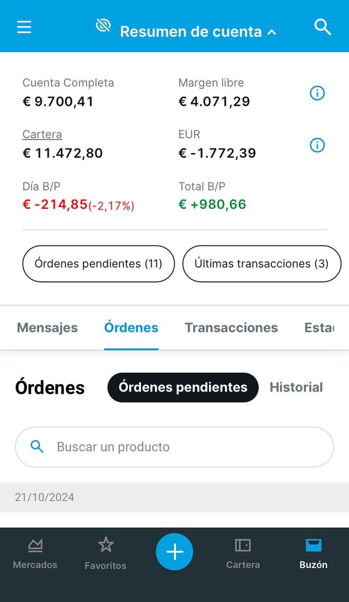 luisant_Nanfu's tweet photo. Te dejo una herramienta de @Degiro 

Apalancamiento, préstamo de dinero al 6,5% anual 

Solo pagas por los días que has usado 

“Margen libre ”

Es una de mis herramientas que suelo usar , así no tengo liquidez en Degiro 

La liquidez en trading212 ,TradeRepublic y Revolut 

⬇️🧵 https://t.co/LJ3wEMjrsE