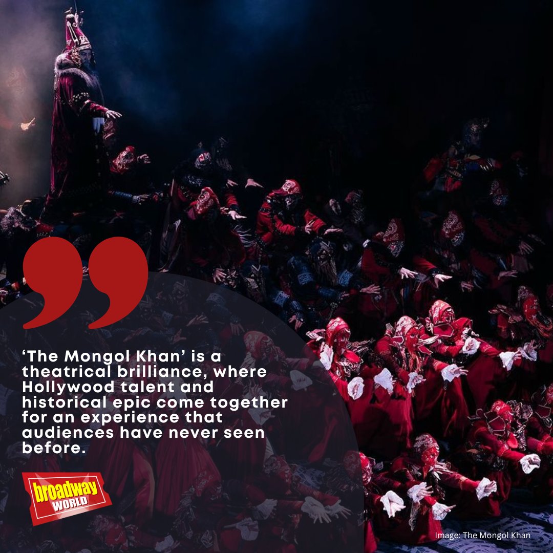 OliverOliveros's tweet photo. #TheMongolKhan is a larger-than-life entertaining production—a stunning visual spectacle backed by colorful, upscaled costumes and figurative puppetry.
Read more:https://t.co/JhJznNhvv4
#TheMongolKhanSG #BaseEntertainmentAsia #MarinaBaySands https://t.co/8JjYZTKIFv
