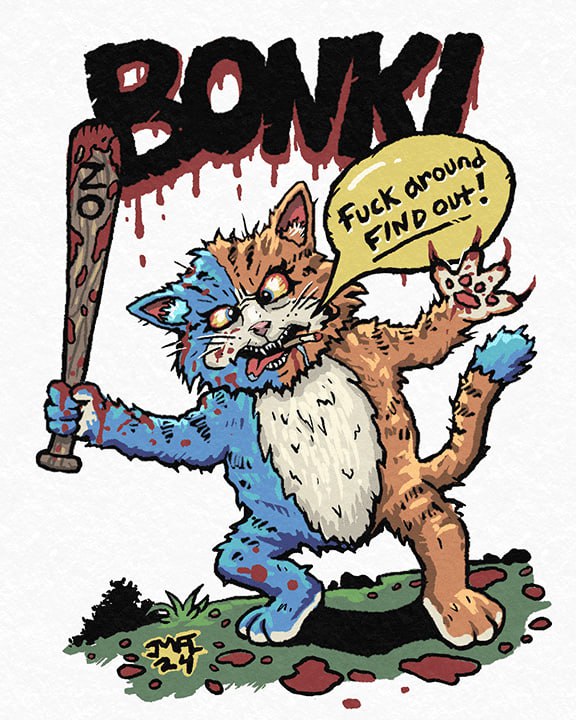 Bonkimeme's tweet photo. @bonkithecat BONKI supports starving artists! You should also.. A.I. is literally destroying artists' lives by taking away work from them and devalue your creative masterpieces!! Lets all do what we can do to support our starving artists! 8tzfrcBgmQo5f9XPAzwxhZj6QXLC3JAT12RYvyYn4thp https://t.co/JXzy1qIF9S