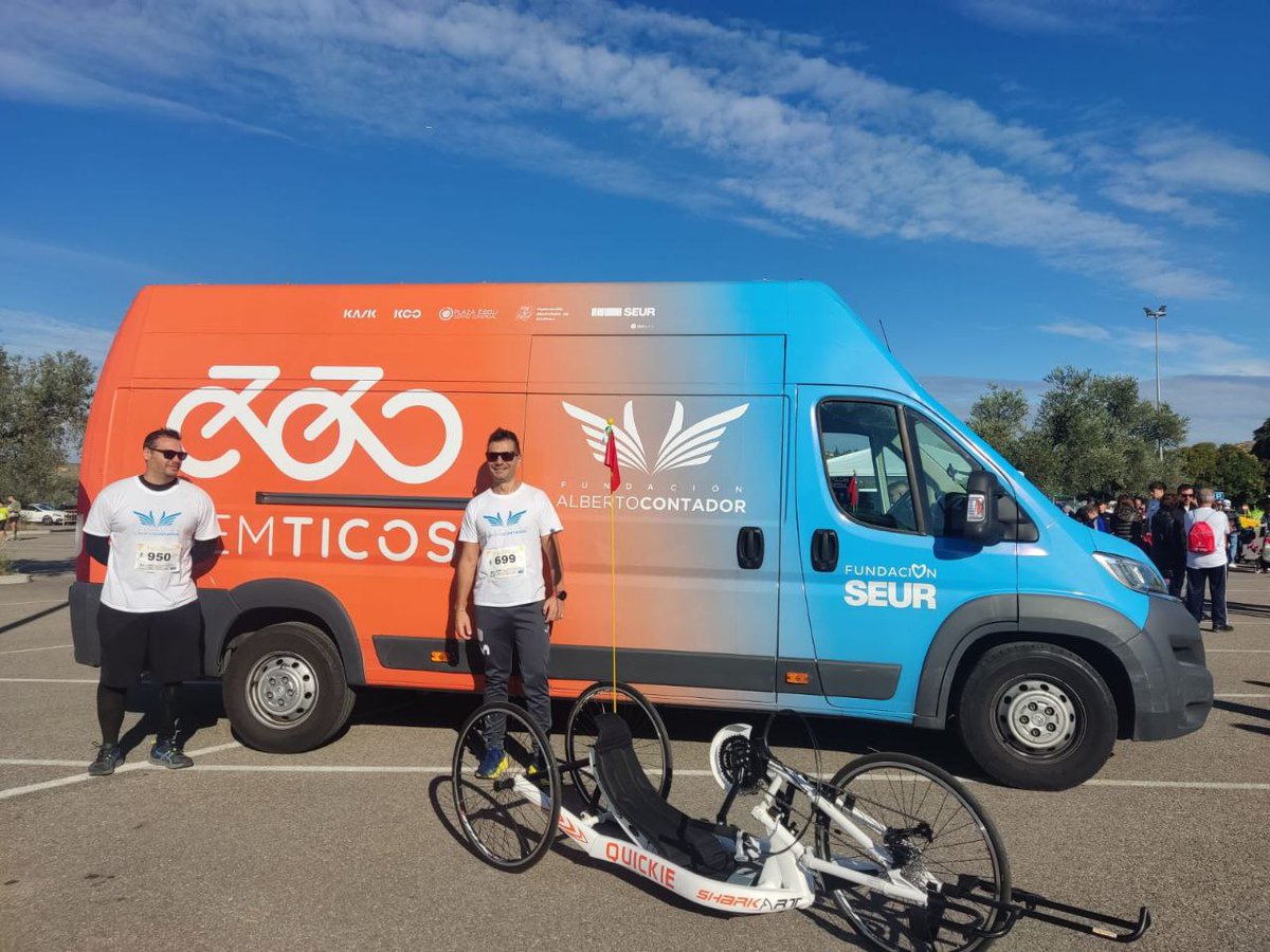 👋 Este domingo estuvimos en <a href="/ToledoAyto/">Ayuntamiento de Toledo</a>  participando en la ‘I Carrera y Marcha solidaria del <a href="/HNParaplejicos/">H. N. Parapléjicos</a>' con motivo del 50 aniversario de la institución.

#Idemticos #CiclismoParaTodos