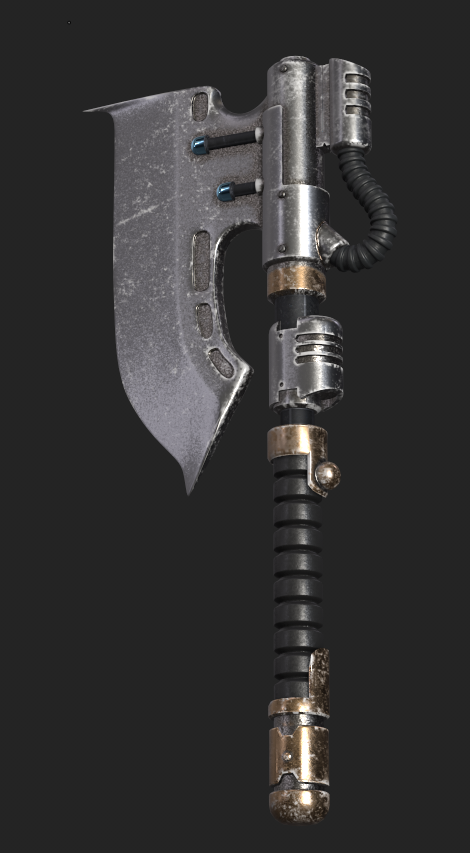 ray_tym's tweet photo. War hammer axe #RobloxDevs #3DModel https://t.co/bgQ1MSYaYH