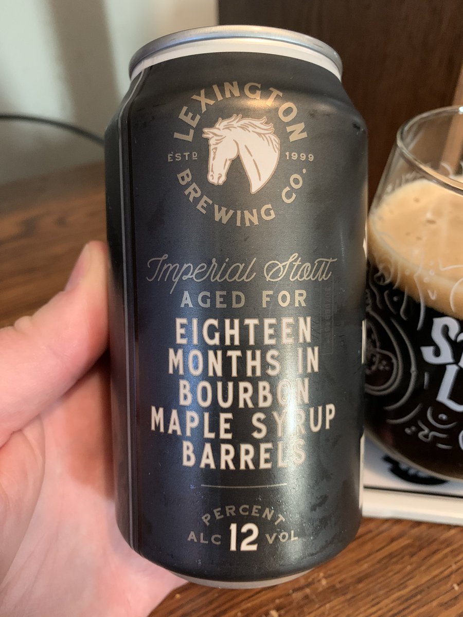 RealBMaxwell's tweet photo. Continuing #StoutSunday with @LexBrewingCo Kentucky Maple Barrel Stout ๐๐บ๐ช๐ #kybeer #CraftBeer @badhopper @ephoustonbill @JohanBBT @qblacklock @RJellyman @JonMontag @ASFreed @BeerSnobSean @Senor_Greezy @RobFromInternet @mtravis63 @mikeadam16 @CATbrew13 @D_V_T_ @15jjc https://t.co/OuQOy2qfZF
