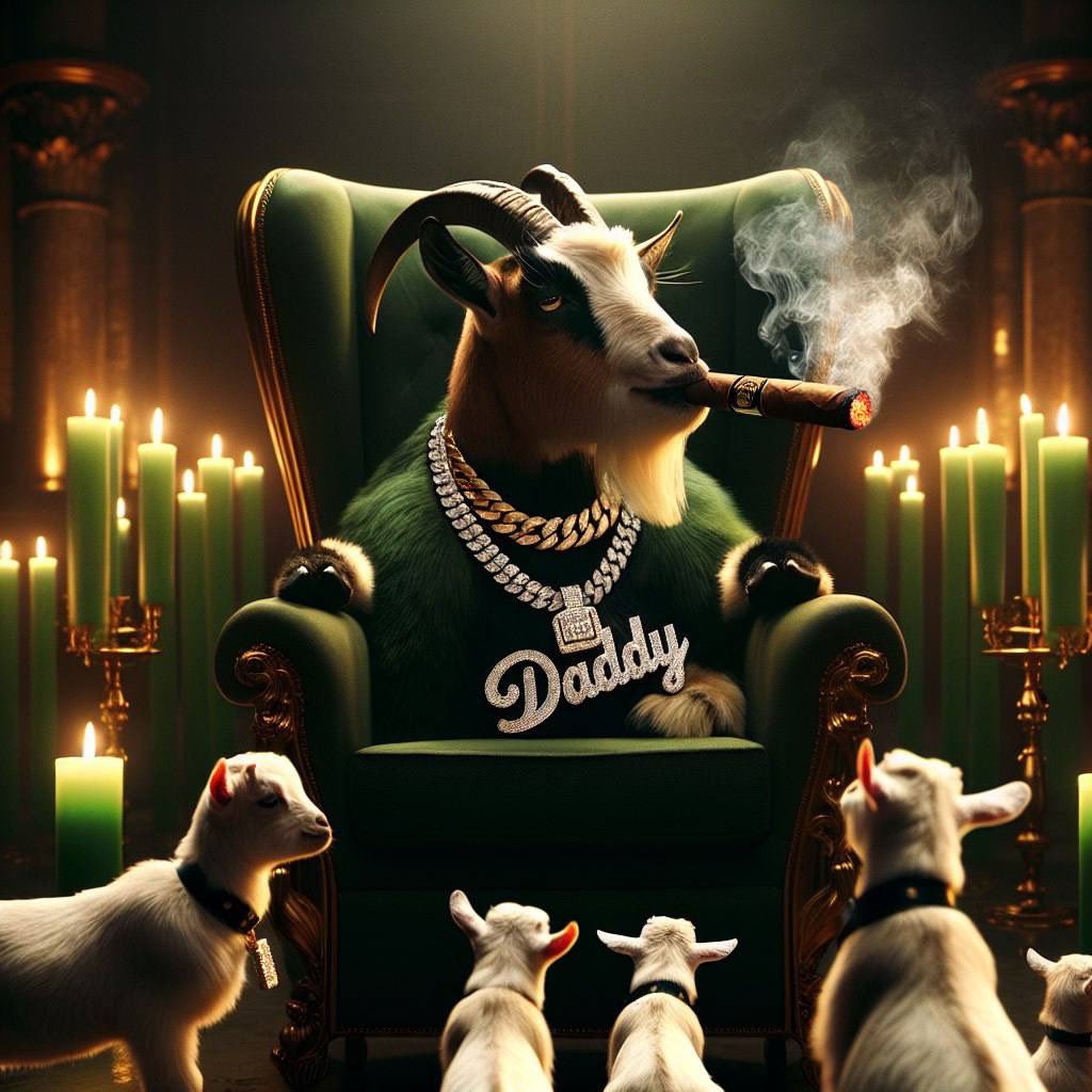 Luke75096443's tweet photo. $DADDYGOAT OG’s will be rich in 6 months #DADDYGOAT https://t.co/GVe7Hpl2CK