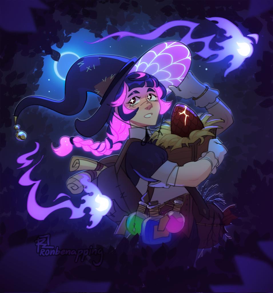 haavekulma's tweet photo. She's on courier duty because her mentor is a lazy bum who couldn't be bothered to deliver orders herself 

#junooverwatch https://t.co/OnQZBHpMJn