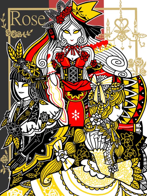 QUEEN#イラスト#オリジナル 