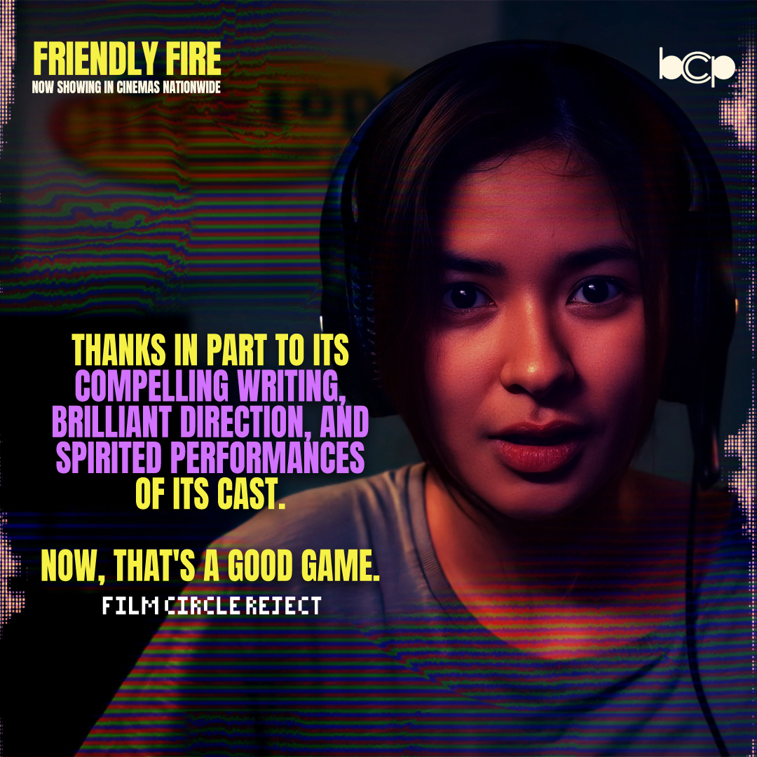 blackcapfilms's tweet photo. Thank you for all your blazing reviews!!! WATCH #FriendlyFire - a film by Mikhail Red in cinemas TODAY!
NOW SHOWING IN CINEMAS NATIONWIDE
#FriendlyFire #MikhailRed #LoisaAndalio #coleengarcia #HarveyBautista #yvesflores https://t.co/SlAu3HYlj5