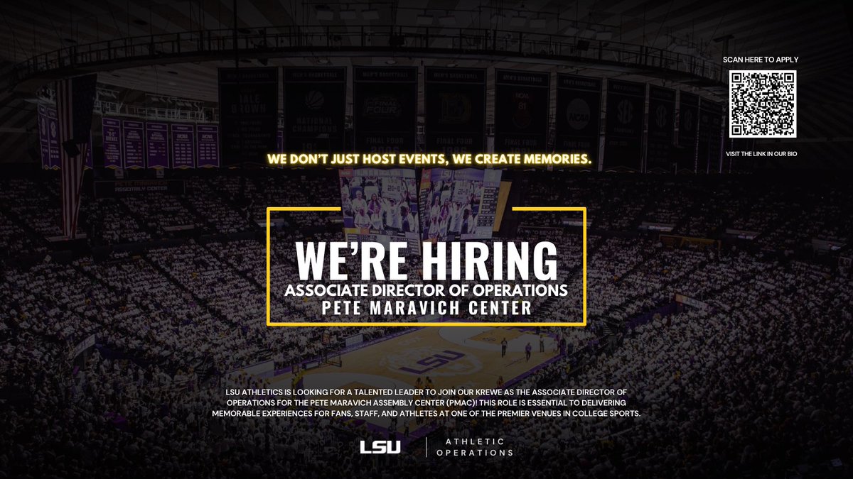 LSU Game Operations tweet media