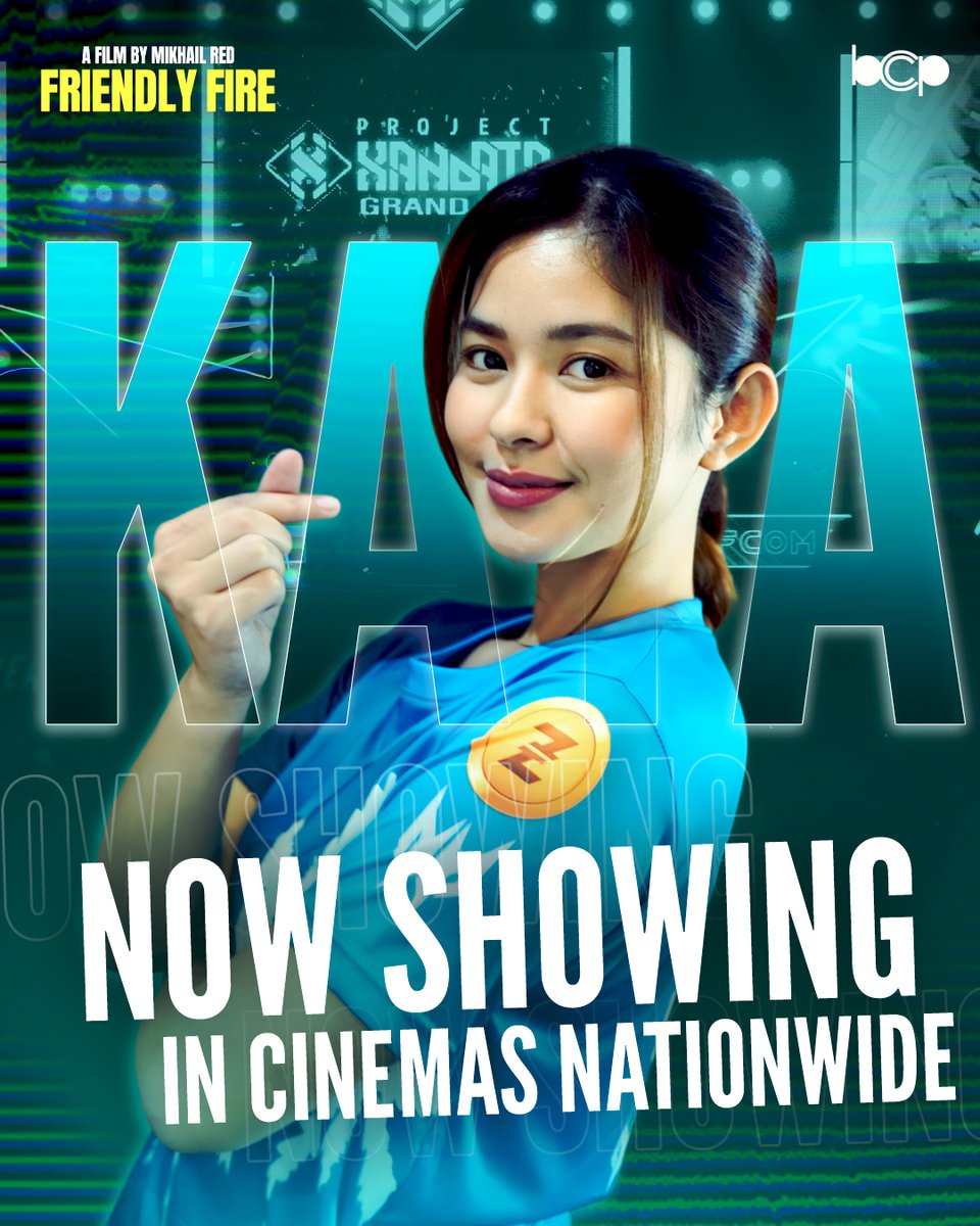 blackcapfilms's tweet photo. Kayang-kaya i-achieve ang mga pangarap! All it takes is HARDWORK, PERSEVERANCE and TALENT! All these in the #FriendlyFire movie showing in cinemas today!
#FriendlyFire #MikhailRed #LoisaAndalio #coleengarcia #HarveyBautista #yvesflores https://t.co/DJPvULDZTo