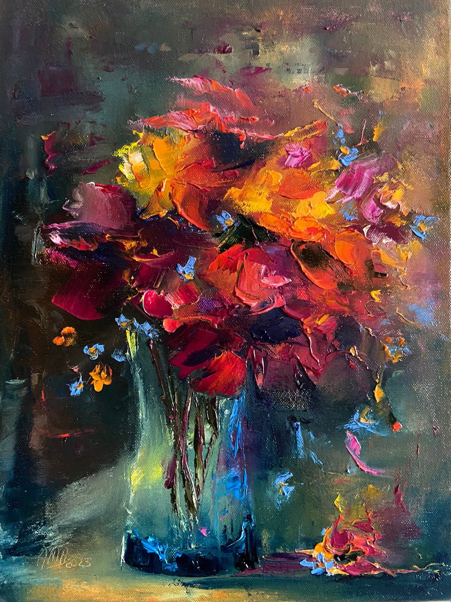 ann00275's tweet photo. Floral Abundance - Stunning Oil Painting on Canvas.
30x40 cm Palette Knife Technique https://t.co/vTbCZHPwmb https://t.co/UKAuo1wTCB