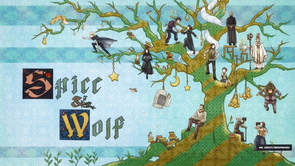 Krystix_VT's tweet photo. Ich hab Spice &amp; Wolf: Merchant Meets the Wise Wolf gerade beendet! :3 

War eine richtig schöne Geschichte. Und die deutsche Synchro passt perfekt dazu, Julia Bautz und Louis Friedemann haben als Holo und Lawrence echt klasse performt! x3 https://t.co/YHdvpVzB1E