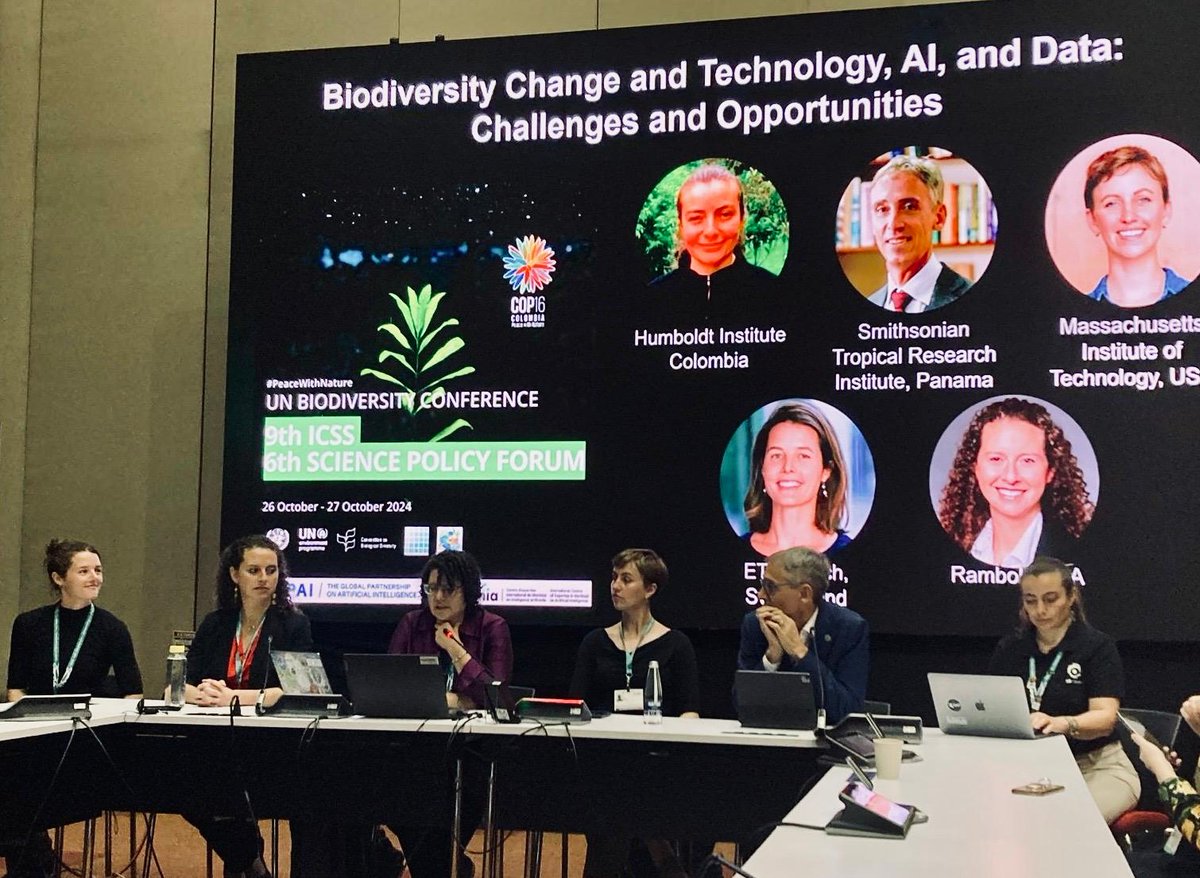 Sara Beery (@sarameghanbeery) on Twitter photo This was a great panel to participate in!! Thank you to Tanya Berger-Wolf, my fellow @ABC_ClimateCtr PI, for convening and moderating this diverse and inspiring group! It was an honor to discuss AI and Biodiversity with leaders from <a href="/GEOBON_org/">GEO BON</a> <a href="/stri_panama/">Smithsonian Panama</a> <a href="/ETH_en/">ETH Zurich</a> and <a href="/ramboll/">Ramboll</a> This was a great panel to participate in!! Thank you to Tanya Berger-Wolf, my fellow @ABC_ClimateCtr PI, for convening and moderating this diverse and inspiring group! It was an honor to discuss AI and Biodiversity with leaders from <a href="/GEOBON_org/">GEO BON</a> <a href="/stri_panama/">Smithsonian Panama</a> <a href="/ETH_en/">ETH Zurich</a> and <a href="/ramboll/">Ramboll</a>