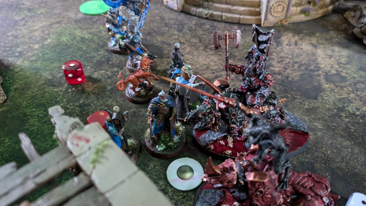 Great second day at #ShadowCon24 with two close games against Rory's Seraphon and <a href="/BigglesTweetss/">Jim</a> Juggers, with both games coming down to the final set of dice. Thanks to all for a fantastic weekend taking me to 25 games of AoS4, and 50 this year! #WarhammerCommunity #AgeOfSigmar