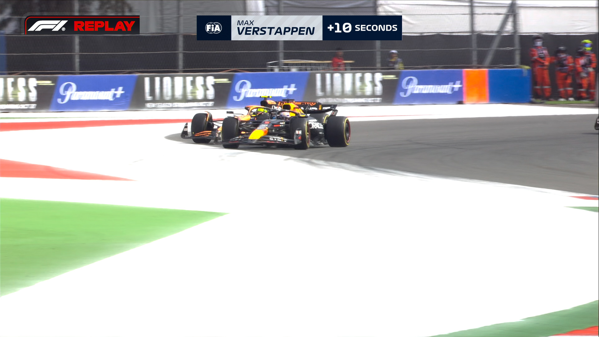 verstappen vs norris What followed was a flurry of on-track violence, as the contenders went for it