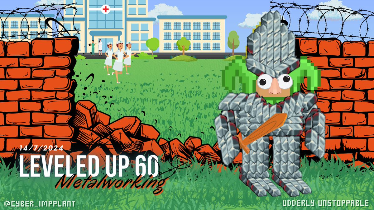 Cyber_ImpPlant's tweet image. Pixels Friends? !

I&apos;ve finally made it 🥳🤩💪

As is my habit, here&apos;s a themed picture for you. 😅🤣

@pixels_online @uumooment #PixelsCreator #Skills #Leveling #Metalworking #LeveledUp #level60 #tier4 #IrontiteBar