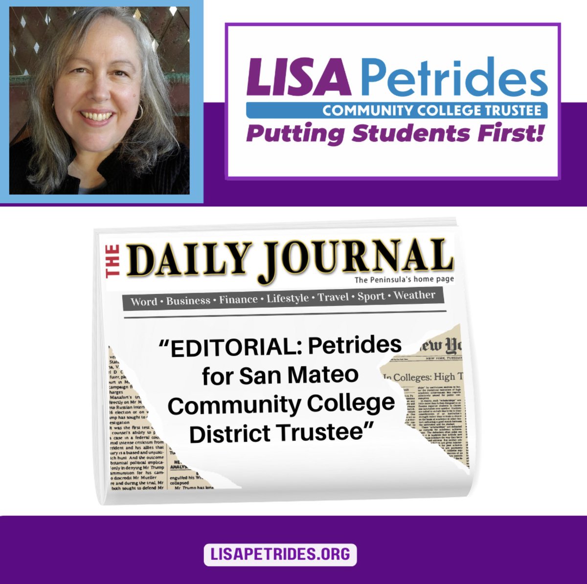 Lisa Petrides - Board of Trustees, SMCCD tweet media