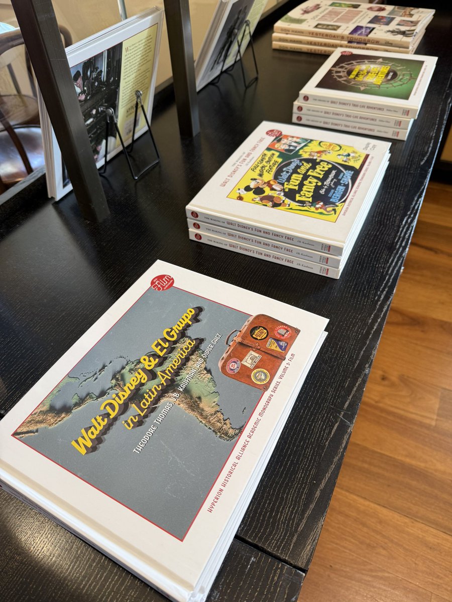 ericthomaschu's tweet photo. We did finally pick up @HHAPress’s 
Walt Disney and El Grupo in Latin America book at the @WDFMuseum gift shop. It was good to see the other selections as well. https://t.co/LbqQiOxp7D