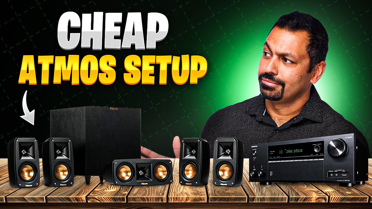 $1,500 Budget-Friendly Dolby Atmos Home Theater Setup! 5.1.4 for those wanting to get into Atmos, I've got you covered! Check it out - youtu.be/F3UJUUoZjjQ

#DolbyAtmos #hometheater