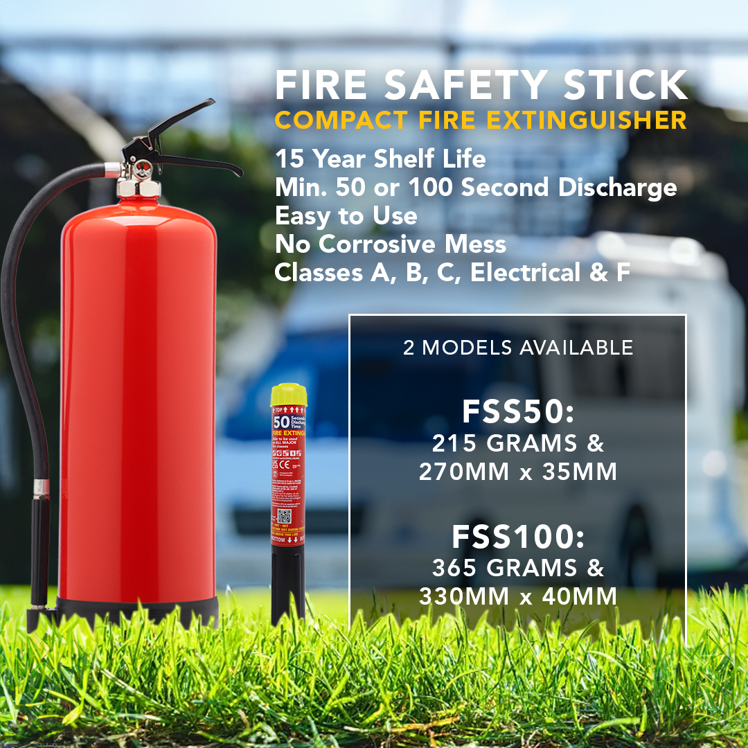 FireSafetyStick's tweet photo. Keep it almost anywhere and have the ability to fight early-stage fires!
Certified to tackle A/B/C/F & Electrical fires up to 100,000v, it really is the 'one does plenty'. π
#firesafetystick https://t.co/dyNvbuH5y7