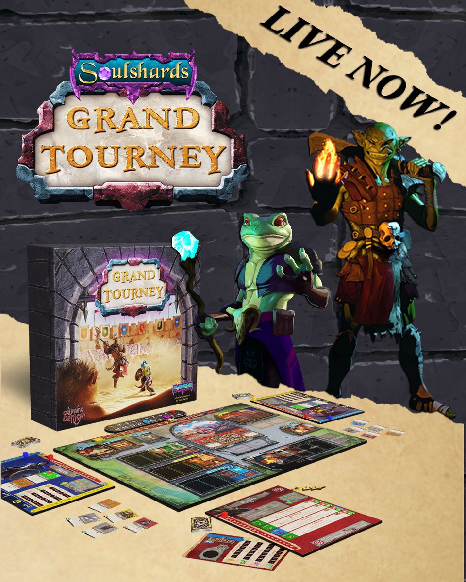 Soulshards_GDG's tweet photo. In case you missed it. We are LIVE Now on  @Kickstarter! 

https://t.co/jQRS1H2JMh https://t.co/FU8ZTRSBBt