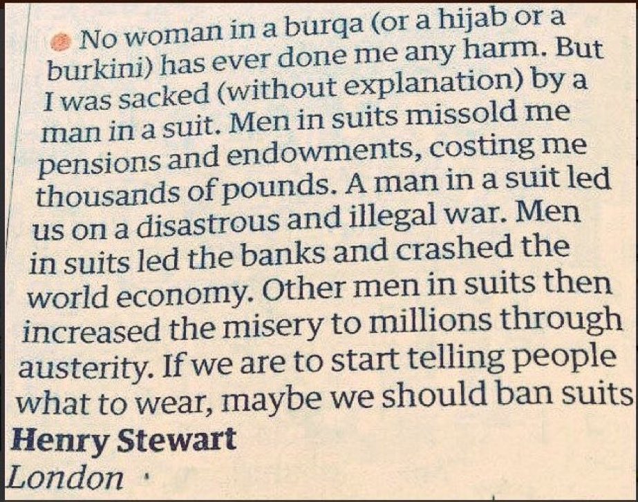 ProfCaryCooper's tweet photo. Love this letter to a newspaper! https://t.co/VYmyd5MSiR