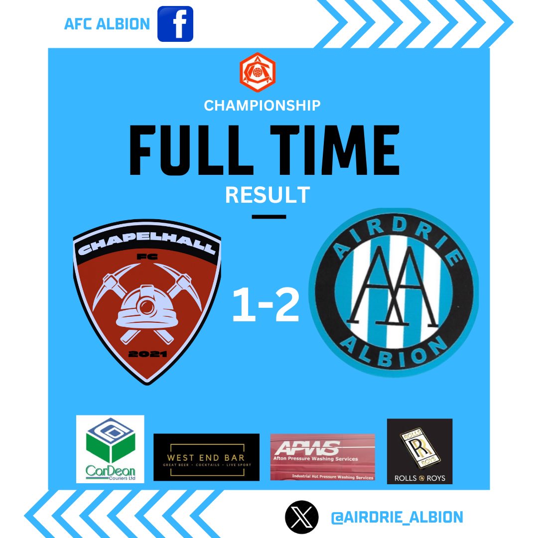 Airdrie Albion tweet media