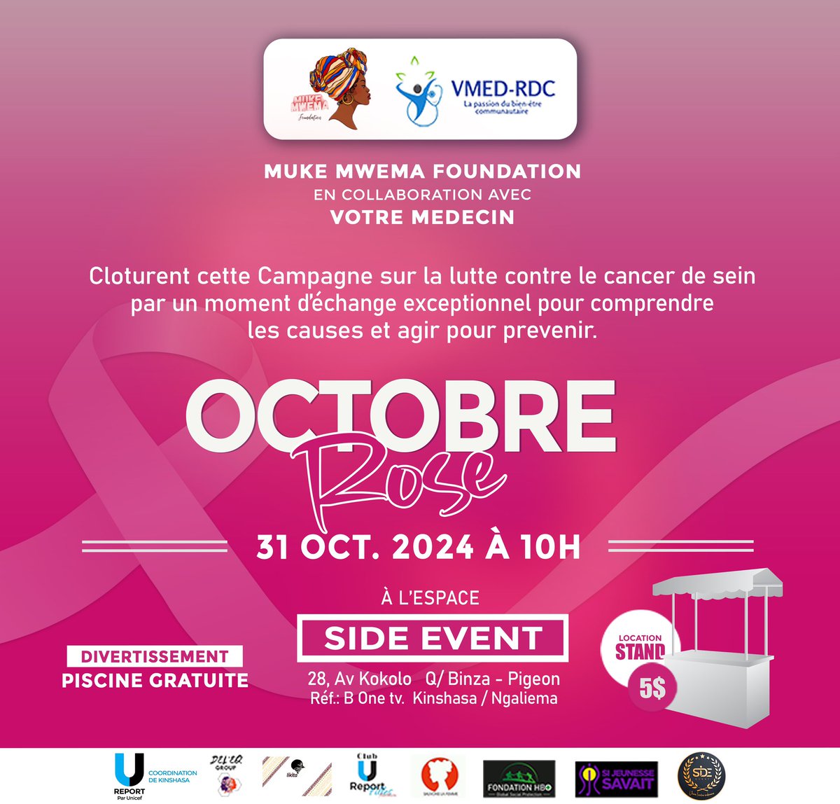 muke_mwema's tweet photo. #FMM_ASBL: Ensemble pour le Bien-être de Tous 

Rejoignez-nous pour célébrer cette initiative et échanger sur l'importance de la sensibilisation au cancer du sein. 

Votre présence serait un grand soutien. https://t.co/lz0dAcJZkr