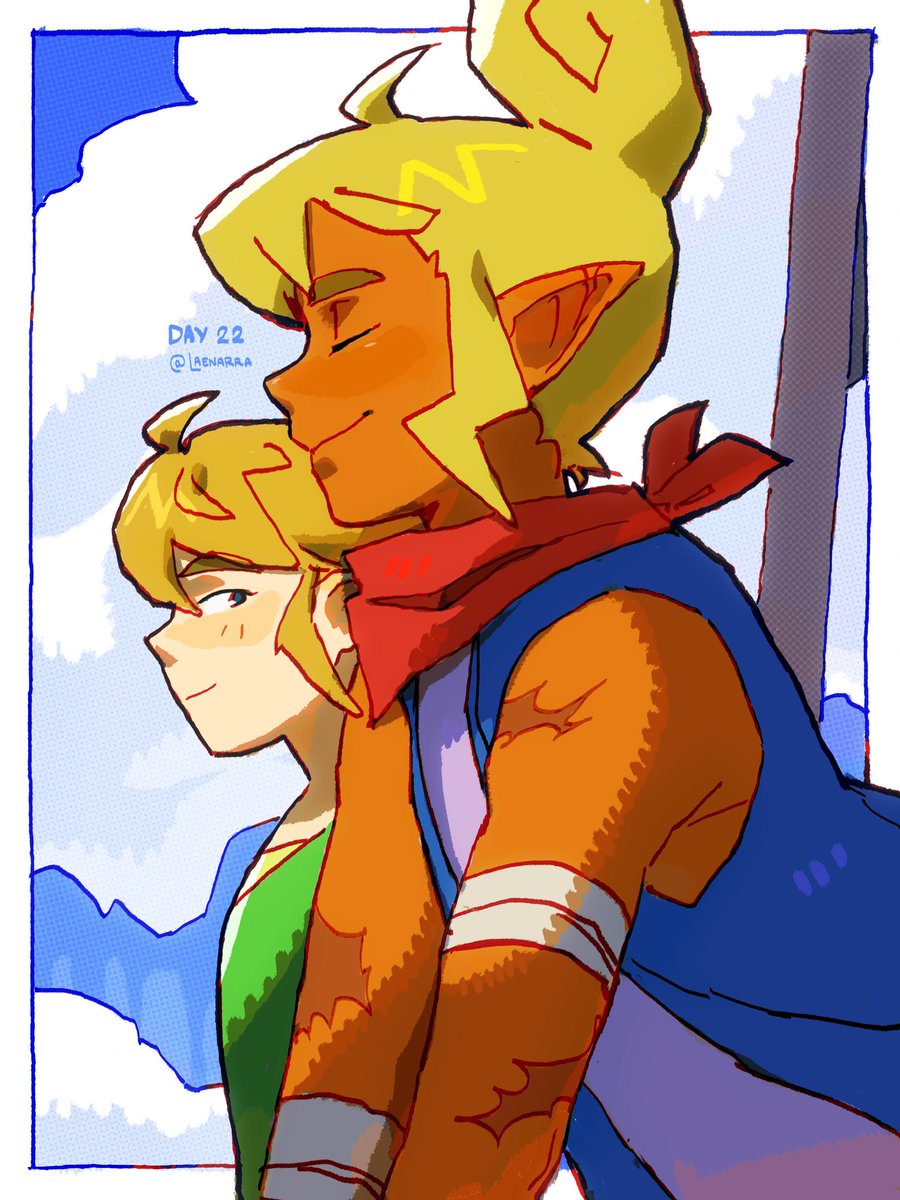 Laenarra's tweet photo. #linktober favorite character https://t.co/jahLIU0CKh