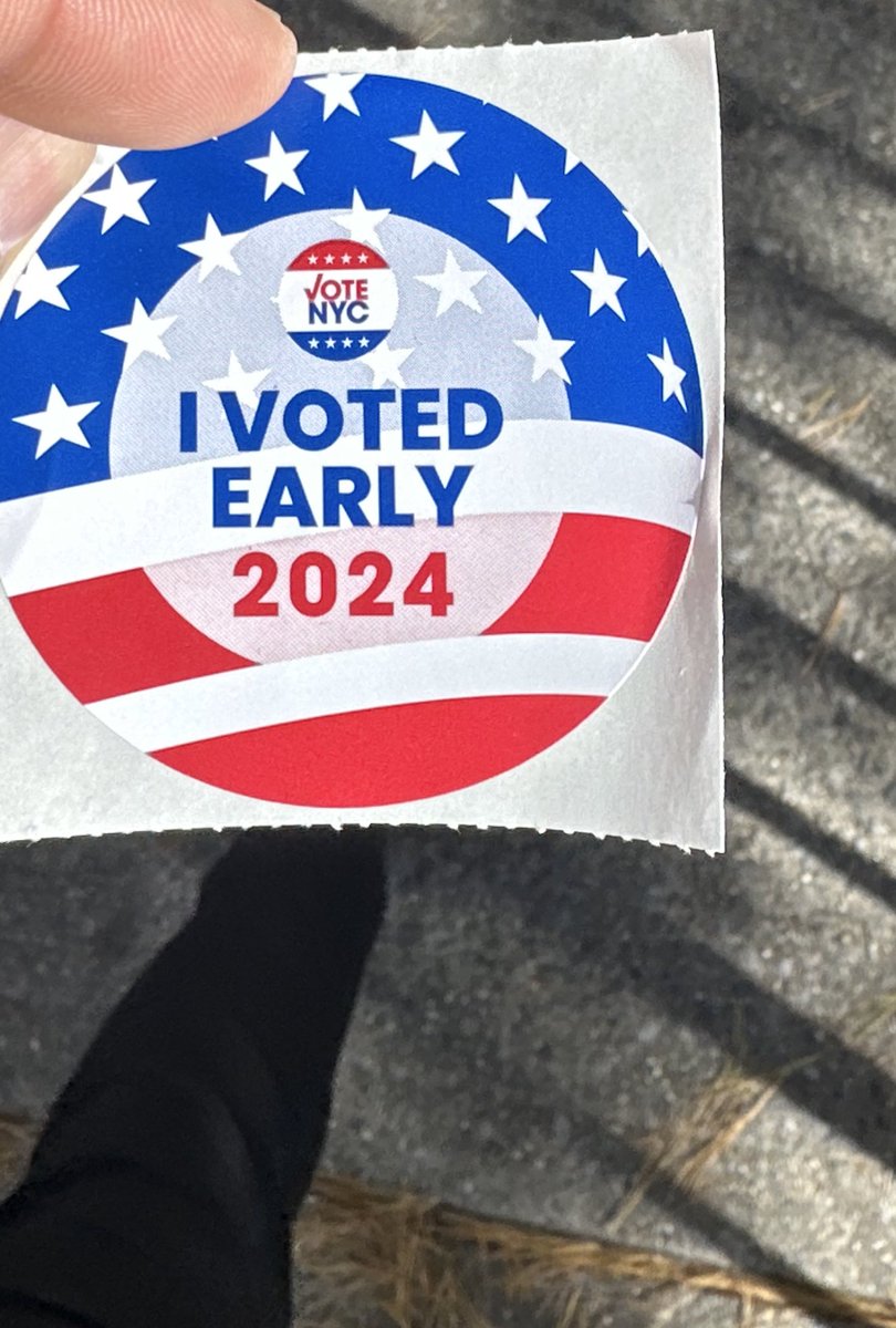 THERE SEEMS TO BE A LOT OF TALK ABOUT PUERTO RICO TODAY. AS A PROUD PUERTO RICAN… I AM PROUD TO SAY I JUST VOTED FOR KAMALA HARRIS TO BE THE NEXT PRESIDENT OF THE UNITED STATES OF AMERICA!!!  🇵🇷 🇺🇸