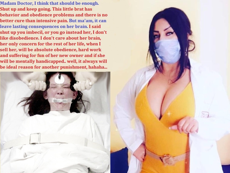 JesterforQ's tweet photo. Sadistic lady doctor and her fun with living toy #richvspoor #socialsadism #Lezdom https://t.co/x7QykxCOfJ