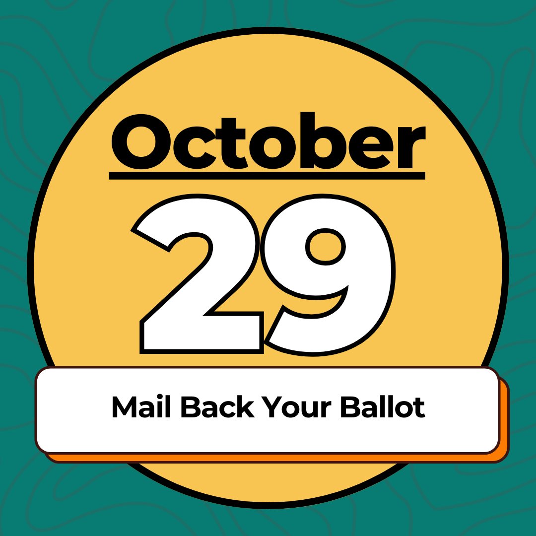 RuralAZEngage's tweet image. Hey Arizona! 👋 October 29th is the LAST DAY to mail back your ballot!
#azelection #azvote