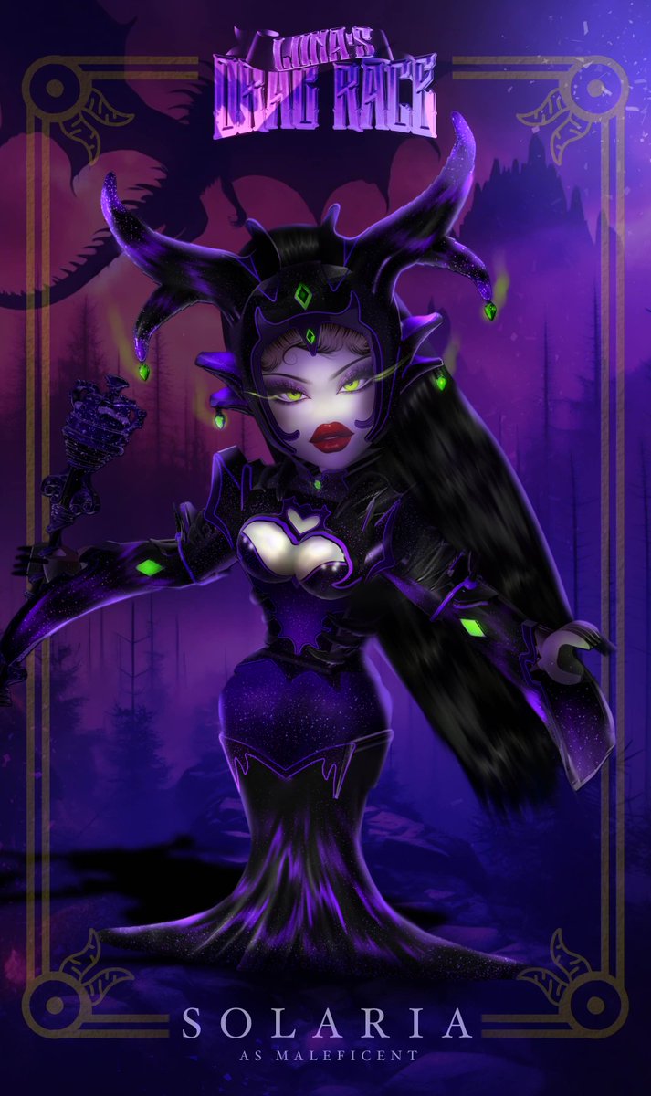 V10LETV's tweet photo. The mistress of all evil... it's Solaria! 🐉
@SolariaRBIX
#LunasDragRace https://t.co/kvEk6AjzdS