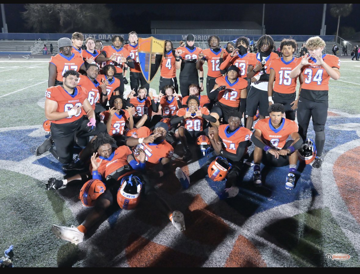 DISTRICT CHAMPS :  21 - 14 final score against Ocoee <a href="/WestOrangeFB/">West Orange Football</a>