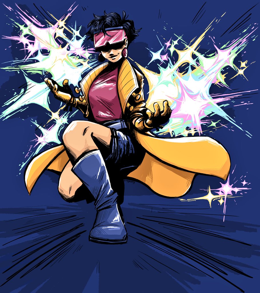 jubilee🎇

(trying to use color more, lowkey failing😭)
#XMen97 #Jubilee #xmen #xmenfanart