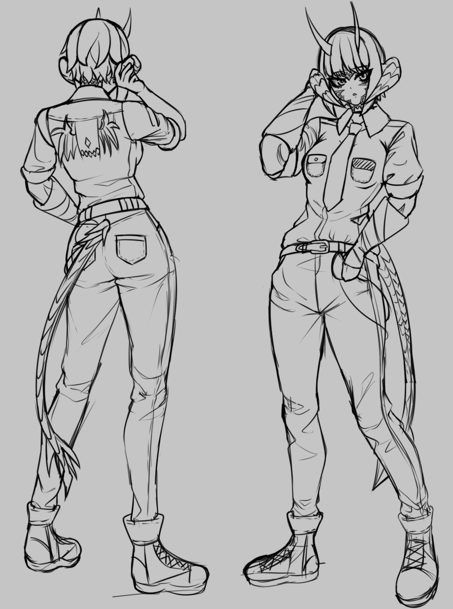OpDynamo6's tweet photo. #FF14 quick doodle because the new all saints wake drip is HANDSOME https://t.co/DjLs0gfG6Z