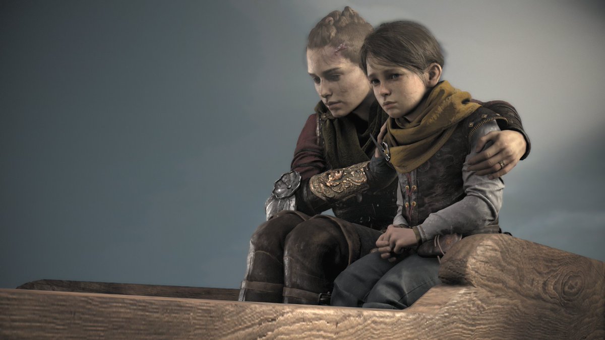 _johnmrston_'s tweet photo. A PLAGUE TALE REQUIEM ZERADO! QUE MASTERPIECE DA PORRA! completamente arrependida de não ter jogado antes, história, trilha sonora, gráficos, personagens, gameplay 10/10. amicia sofreu mais que jesus aqui. enfim, JOGUEM A PLAGUE TALE! e preparem os lenços pras lágrimas. 🥺 https://t.co/IYRuS7FPES