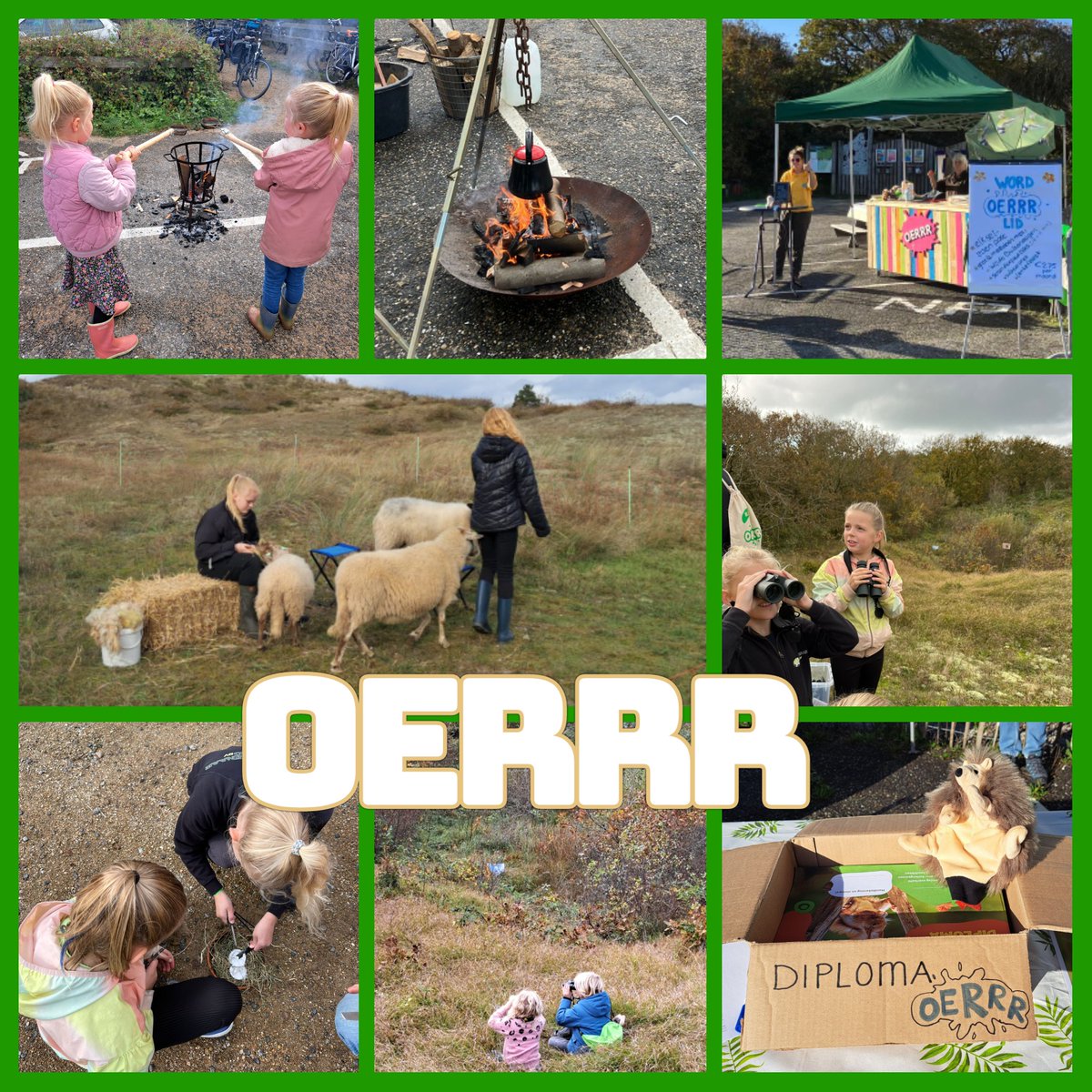 LCSEA's tweet image. Vuur maken, schapen aaien, vogels spotten, door de hindernissen, waterbeestjes ontdekken, popcorn poffen, spoorzoeken en ga zo maar door. Bijna 150 #OERRR kinderen en hun gezinnen kwamen vandaag naar de Wilde Buitendag. Fantastisch!! #zwanenwater #natuurmonumenten