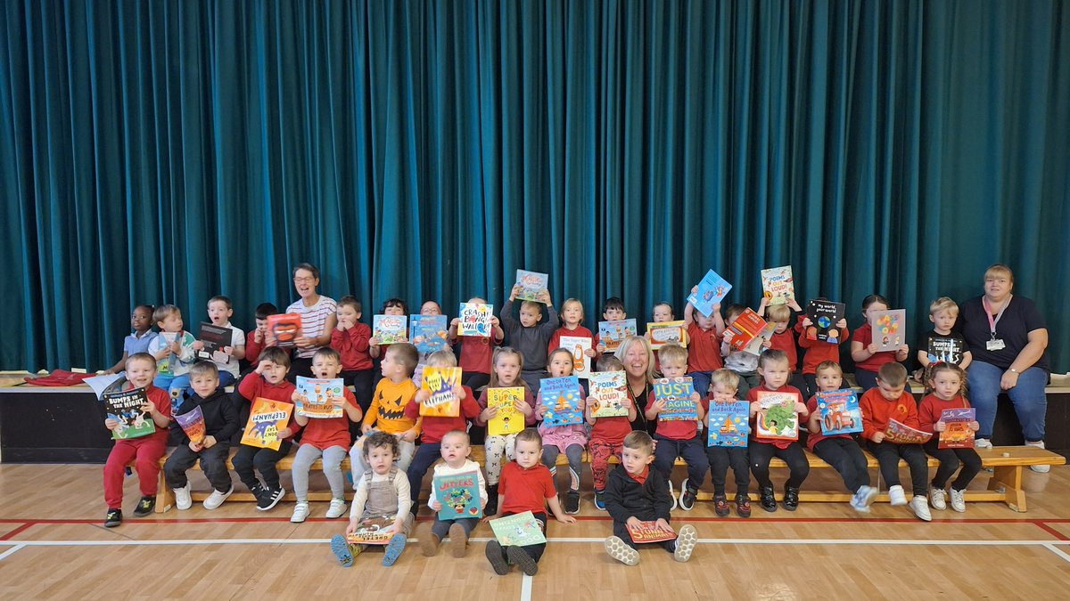 Congratulations to St Charles' ELCC - the latest establishment to achieve 100% registration of children to Imagination Library.  Here are some of the children sharing their favourite books from Dolly.  Happy reading everyone! 😊📚