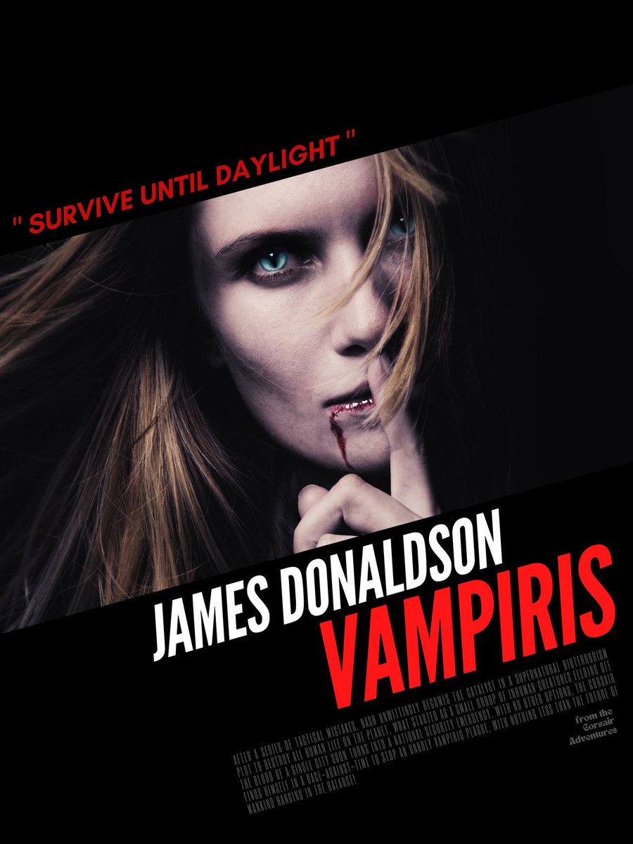 CorsairAuthor's tweet photo. VAMPIRIS - “A supernatural pandemic only one man can stop!”

Ebook:
https://t.co/dxYgrArI0T
Print:

https://t.co/NfpKkRlQmv

#Vampiris #vampire #vampires #bioterrorism #undead #vampirehunter #vampirearmy #speculativefiction #CorsairAdventures #fantasy #fiction https://t.co/2HwbPxQOSI