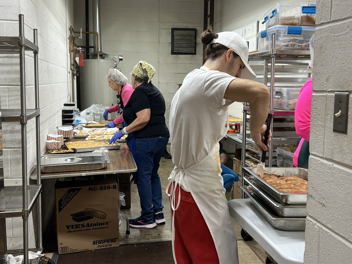 Another wonderful dinner at St. George's Orthodox Church in Charleston. 
The food and the friends are amazing.